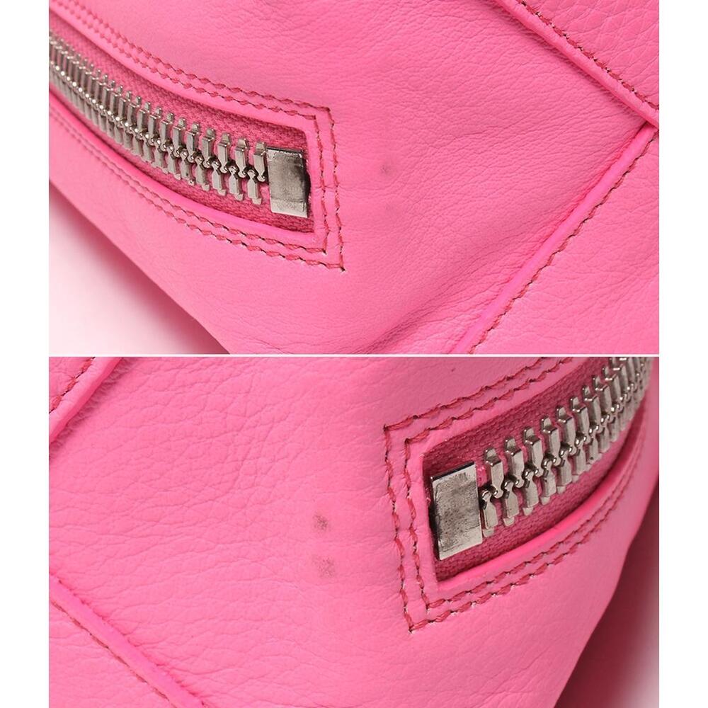 Balenciaga pink neon calfskin shocking handbag leather Paper shoulder Fits - Picture 6 of 6